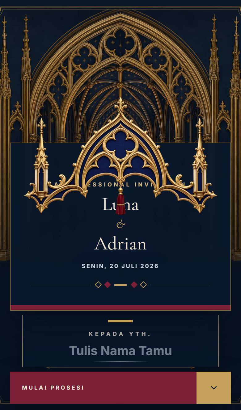 Pratinjau template undangan Classic Windsor
