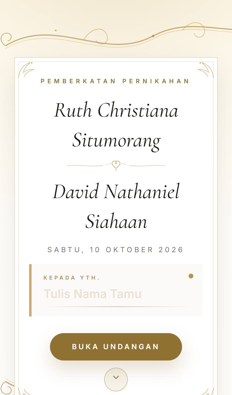 Pratinjau template undangan Kristen Grace