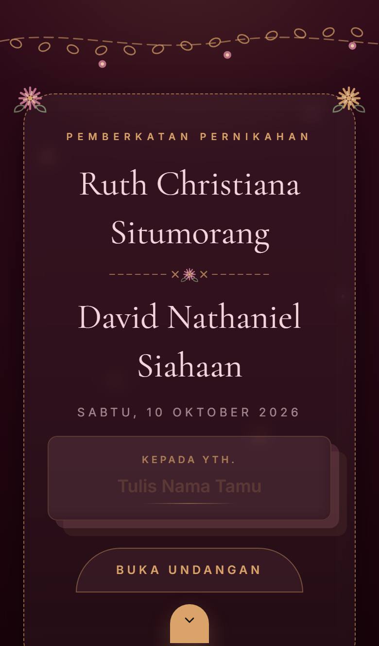 Pratinjau template undangan Kristen Redeemer