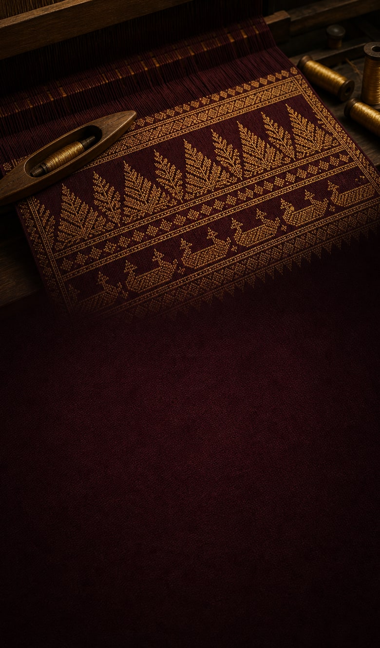 Pratinjau template undangan Minang Songket