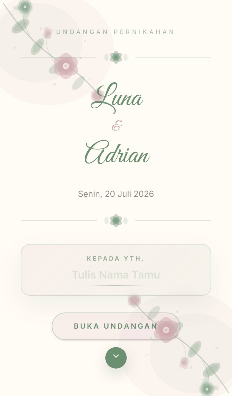 Pratinjau template undangan Watercolor Morning